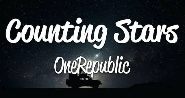 Counting Stars Chords OneRepublic