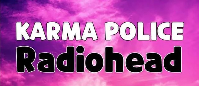 Karma Police Chords Radiohead